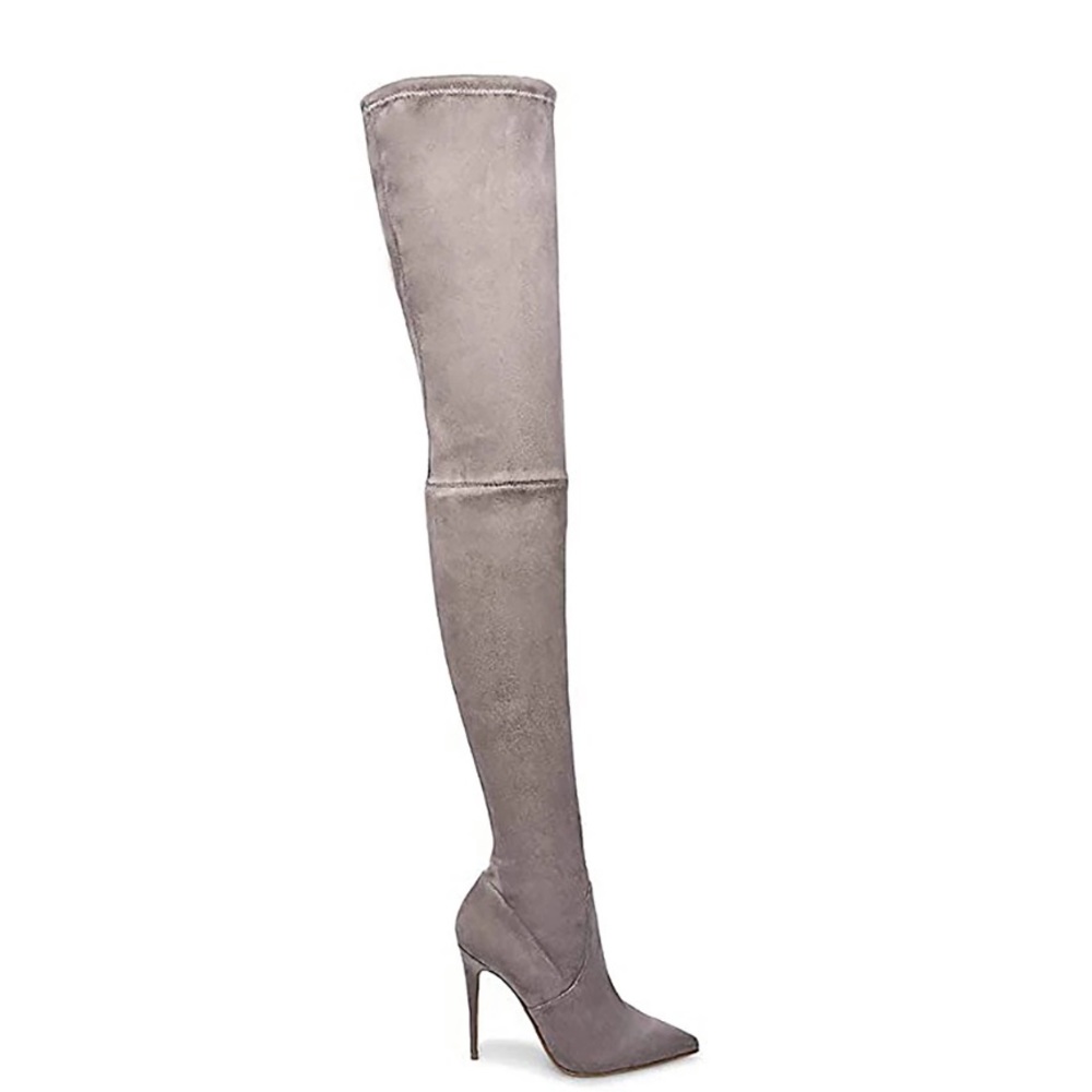 Steve Madden Dominique over the knee boot gray